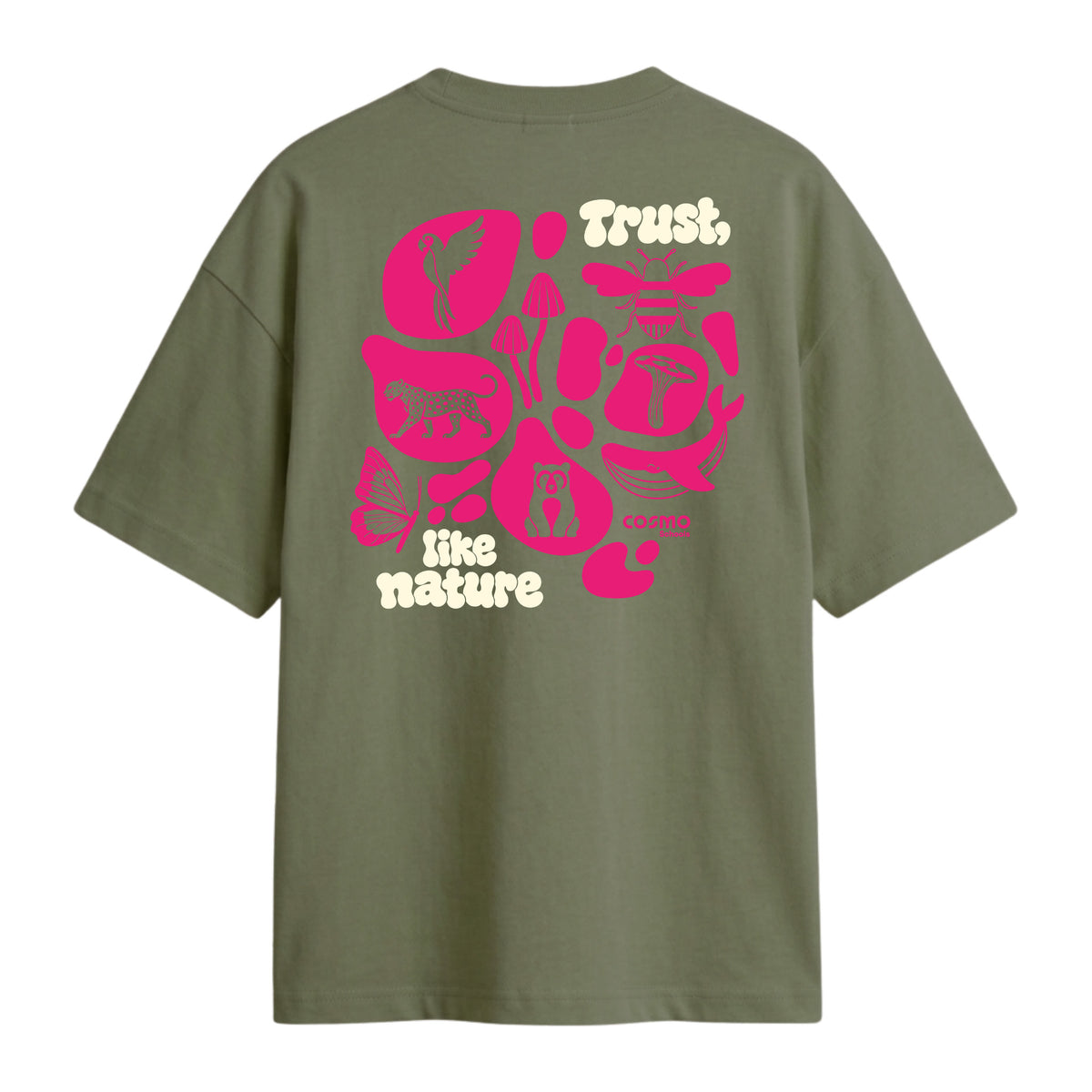 Camiseta Trust like nature Verde