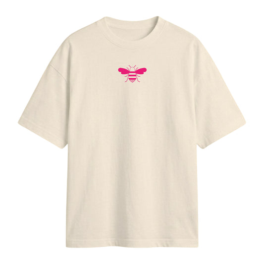 Camiseta Buzzing with curiosity Marfil