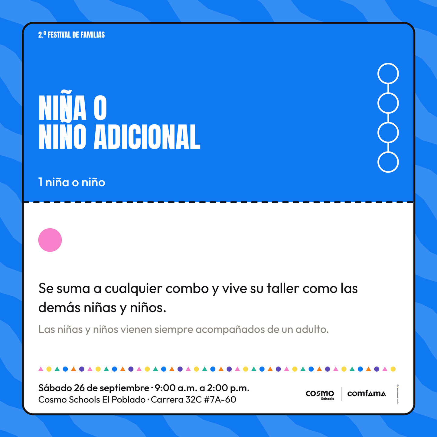 Niña o niño adicional